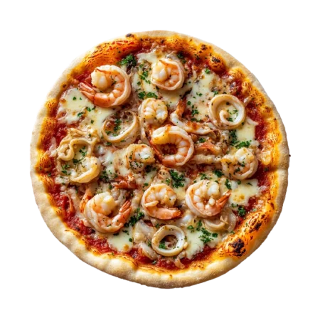 Пицца Морская с морепродуктами, пиццерия Калина Каневская